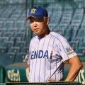 【甲子園】健大高崎・佐藤龍月、昨春の選抜優勝以来となる甲子園のマウンドで練習