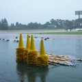 富士北麓男子100m決勝は雷雨で中止