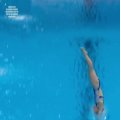 飛沫なさすぎ！20歳の中国無敵女子がレベチ過ぎて笑うしかない「もうオール10で」圧巻入水と完璧空中演技で衝撃的高得点「ウィニングダイブです」