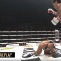 空手の“一撃”キック、のたうち回る悶絶KO マウスピース吐き出す苦悶の姿に「ぶっ刺さってましたね…」識者も苦笑の衝撃ラスト