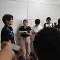 【世界水泳】記者・村佐達也が取材中に乱入!?「まだ１泳は任せられない」松下知之に直球質問