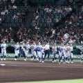 小松大谷・西下雅也がストライク返球
