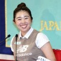 【全英女子OP】山下美夢有「１勝だけでなく、２勝、３勝を」　帰国会見の主な一問一答