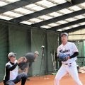 ヤクルト・青柳 2軍戸田で初ブルペン