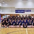 インターハイに臨む就実高をOGが激励