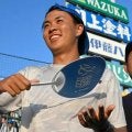 小松大谷エースと主将もアルプス席から