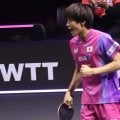 戸上隼輔、日本勢16強一番乗りに「プレッシャーを感じていた」　上位進出へは「100％の力を出さないと勝てない」【WTTチャンピオンズ横浜】