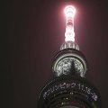 東京スカイツリーが桜色に　7日でデフリンピック開幕まで100日