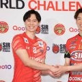 高橋藍ＶＳ石川祐希が実現へ　１０月に有明アリーナで日欧王者対決　高橋「自信はある」石川は「日本でのプレーうれしい」