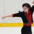 【フィギュア】首位発進の中田璃士、どすこいポーズは「完璧」　６分間練習で４回転ループ着氷