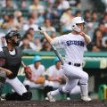 【甲子園】左手の指がない県岐阜商の横山温大が２安打「勇気や希望を与えられるような存在に」