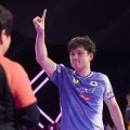 張本智が決勝進出　照明トラブル試合中断も余裕の笑み「ＢＵＮＴＡＩの明るいところが見えて良かった」