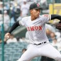 日大山形の2番手・本田　「1点差でバトン渡してくれたのに」
