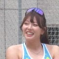 【ビーチバレー】「めちゃくちゃセクシー」衣笠乃愛が体フィットの青のロングワンピ姿で有馬旅行