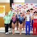 体操パリ五輪３冠・岡慎之助「明るくて自分好み」　杉原愛子「かわいさ、美しさが詰まった一着」　日本代表新ユニホーム発表
