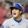 大谷翔平が思わず「ウォーイ！」ワンテンポ遅れてストライクコールに天を仰ぐ→首を振りながらベンチへ　まさかの見逃し三振