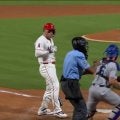 トラウト、VS大谷で審判へ“怒りの仕草” 162キロ豪速球で三振→判定不服も「いいとこ決まりすぎ」の声