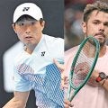  野口莉央 ワウリンカにストレート負け 