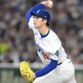 ドジャース・佐々木、９７日ぶり実戦は最速１５４キロ　傘下３Ａでリハビリ登板は三回途中３失点　予定の３回は投げきれず