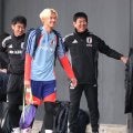 久保建英ら海外組含めた9人が屋外練習
