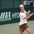坂本怜 2時間半の熱戦制して4大会ぶりの白星。日本でのプレーがモチベーション「きついときにファイトする理由になる」[兵庫ノアチャレンジャー]