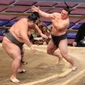 炎鵬が今場所初黒星　体重２倍近い194キロ一意に「うまく取られた」「デカかった」と見せ場なし