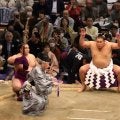 豊昇龍が一門異なる霧島を太刀持ちに指名「ビックリしました」横綱土俵入り、ともに白星【大相撲九州場所】