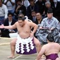 霧島　突然の太刀持ち「急に言われた。腕がプルプルした」…豊昇龍から“指名”受け、横綱土俵入り