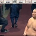 そこは朝乃山！ 十両で“幕内優勝”経験者同士の取組 尊富士を大逆転で撃破に館内騒然