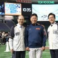 王貞治氏が代表の「球心会」が東京ドームでイベント開催　栗山副代表と侍ジャパンの井端監督も参加　王氏は「私が味わった楽しさを皆さんにも味わってもらいたい」