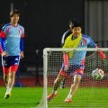 【日本代表】鎌田大地が全体練習に初合流　遠藤航主将や板倉滉らもトレーニングに励む
