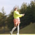 桑木志帆は伸ばせず25位タイも、上がり連続バーディー「来週は大好きな愛媛」健闘誓う