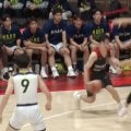 「河村勇輝を彷彿」衝撃のノールックパス　アシスト王・高校3年生PGの神パスに解説者&ファンが興奮「完全に相手は翻弄」