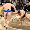 義ノ富士　ちょんまげ初金星！初対戦で大の里撃破　スピード出世の熊本出身２４歳、父の前で　懸賞３２本「感覚分からない」