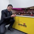 『レゴ®ブロック横浜アリーナ』お披露目…制作時間140時間、Bリーグ島田チェアマンも興奮