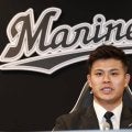 【ロッテ】山崎剛が入団会見、背番号138　ファンから呼ばれたい愛称は？