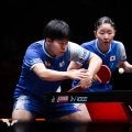 松島輝空・張本美和の“そらみわペア”が中国の世界王者撃破なるか　決勝進出懸けて王楚欽＆孫穎莎の最強コンビと激突【WTTファイナルズ香港】