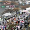 富士山マラソン、1万人超が力走　河口湖と西湖の湖畔コース