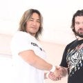 棚橋弘至＆ウルフアロン、最初で最後の公開スパーリング実現　棚橋うなる「力強え…」「瞬発力は本物」ウルフも感服「骨太い」「技術の高さ実感」