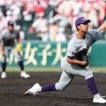 花巻東の萬谷は武器の変化球の「キレ」は健在も、直球にやや課題か【高校野球界の逸材】
