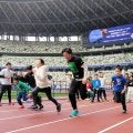 元五輪選手が子どもたちに走り方を指導　国立競技場でイベント開催