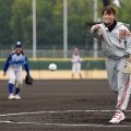 投手・渋野日向子がホームラン被弾 ソフトボール東京五輪金メダリストに打たれた～