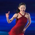 青木祐奈は艶やか深紅のホルターネック衣装で躍動の舞　観客魅了　全日本で自己最高５位