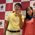 金谷拓実と吉本ここね夫婦初共演　「ゴルフより緊張」愛あり笑いありの１時間　互いのゴルフの魅力とは
