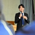 「本当の努力」が生んだボレーシュート　李忠成さんが母校で語った