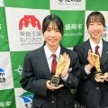 全国中学駅伝で準優勝、双子姉妹が区間賞　岩手県代表の黒石野中女子