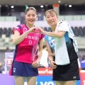 【バドミントン】五十嵐有紗、志田千陽組が初戦突破　五十嵐「自分たちの良い形が多く出せた」志田「練習にもないパターンが見えてきた」