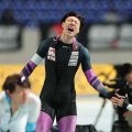 男子５００メートル・新濱立也　２度目五輪確実　大ケガ乗り越え２位「つらくなかった時期なかった」　妻・吉田夕に「少しは恩返し」