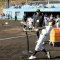 地元の星、オリックス・杉本選手に学ぶ野球教室　徳島県阿南市で開催