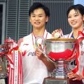 【バドミントン】渡辺勇大、田口真彩組が初優勝　田口は初の日本一「総合にかけてきた。勇大さんの存在は大きい」